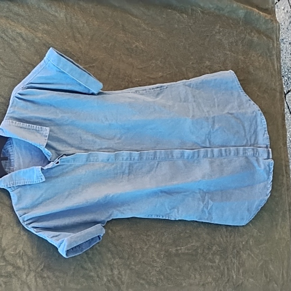 Chambray Shirt Dress